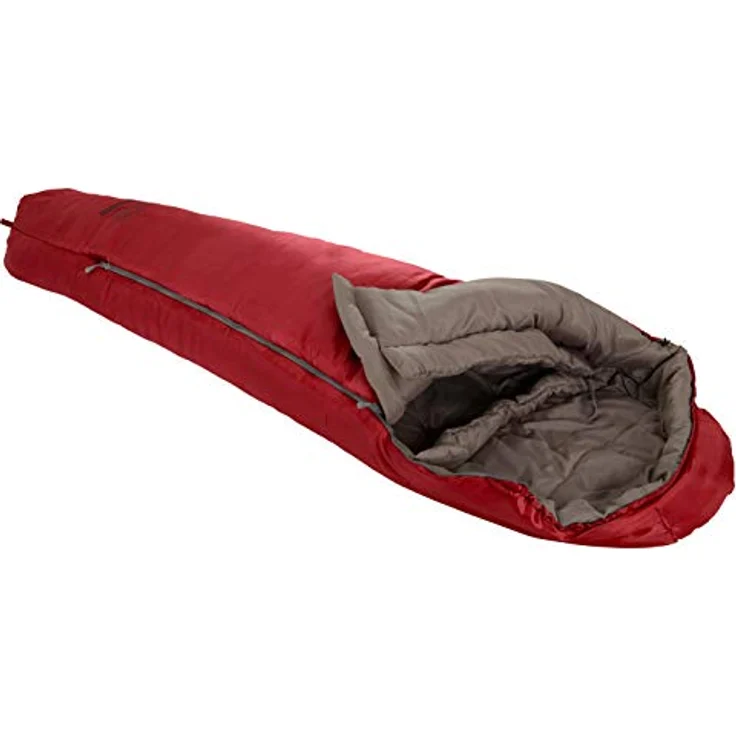 Grand Canyon Fairbanks 150 Kids Schlafsack, Unisex, für Körpergröße bis 150 cm, komfortable Temperaturbereiche bis 2 °C, Red Dahlia, One Size – Bild 1