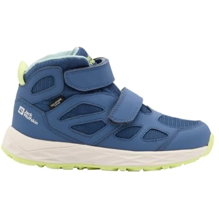 Jack Wolfskin WOODLAND 2 TEXAPORE MID VC K, Wasserdichter Wanderschuh mit Klettverschluss und profilierter Gummi-Sohle – Bild 2