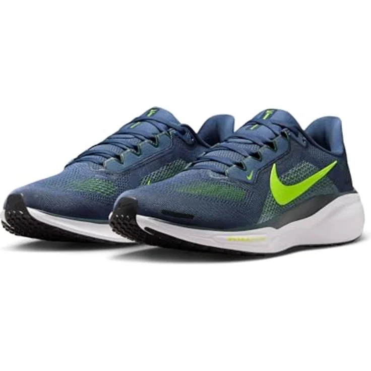 Nike Air Zoom Pegasus 41, Neutraler Laufschuh mit atmungsaktivem Mesh, Sanded Purple/Volt-Seaweed-Can, Größe 44 – Bild 2