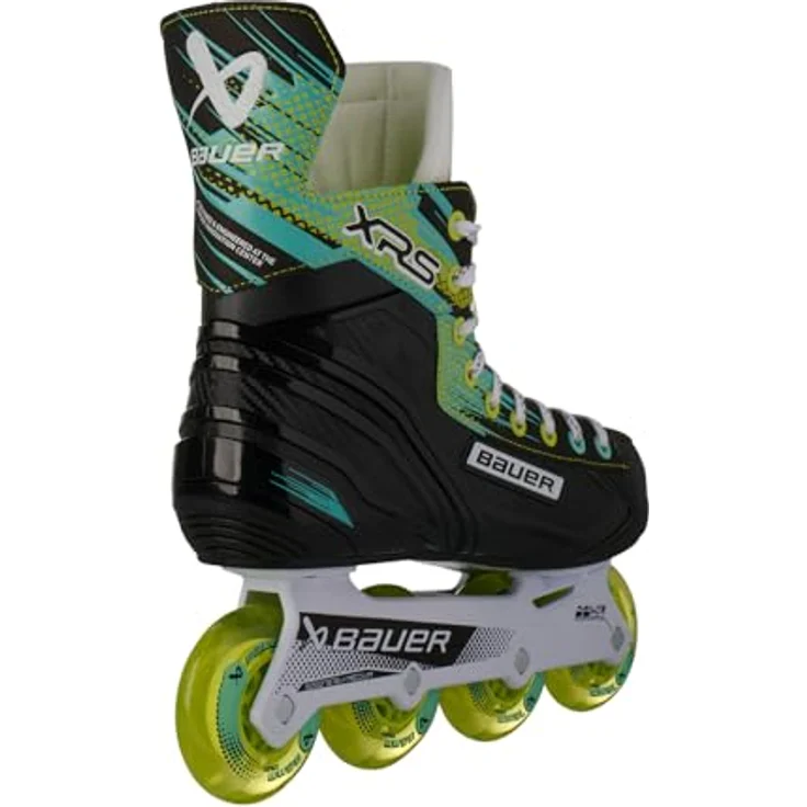 Bauer XRS Inline Skate Senior, Größe 11 (47), Regular Weite, Injected Comp Weave-Viertelpaket, Flexlite-Chassis, ABEC 5-Lager – Bild 3