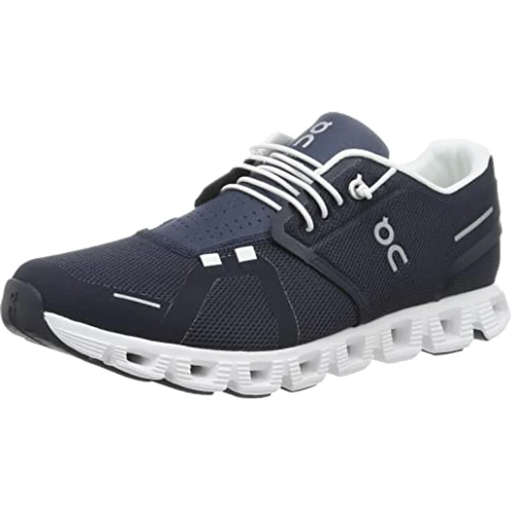 ON CLOUD 5, Laufschuhe aus Textil & Synthetik, leicht und flexibel, blau, Größe 10 1/2 – Bild 1