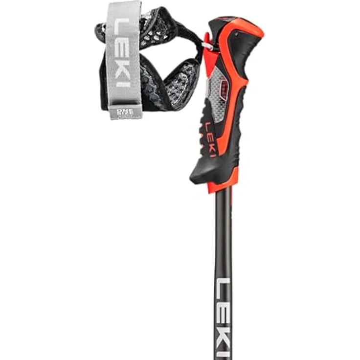 LEKI Airfoil 3D Skistöcke, Black-Anthracite-red, 115CM, Aluminium HTS, Trigger S, Trigger 3D SL – Bild 2