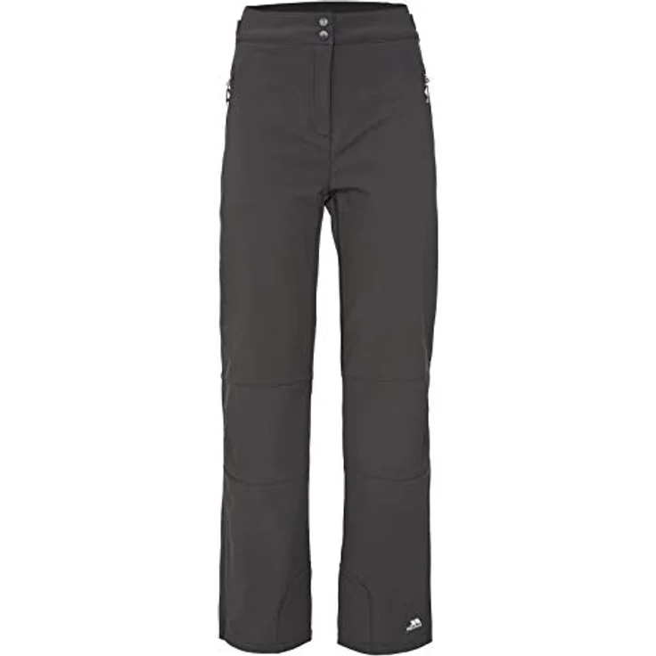 Trespass SQUIDGE II Damen Softshell Skihosen, wasserbeständig, atmungsaktiv, Schwarz, Größe S – Bild 1