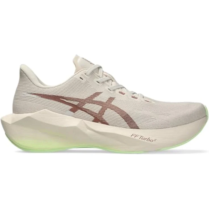 Asics Novablast 6, Leichte Wettkampf-Laufschuhe mit FlyteFoam™ Blast Max-Dämpfung, Rose Dust/Illuminate Yellow, Größe 42 – Bild 2