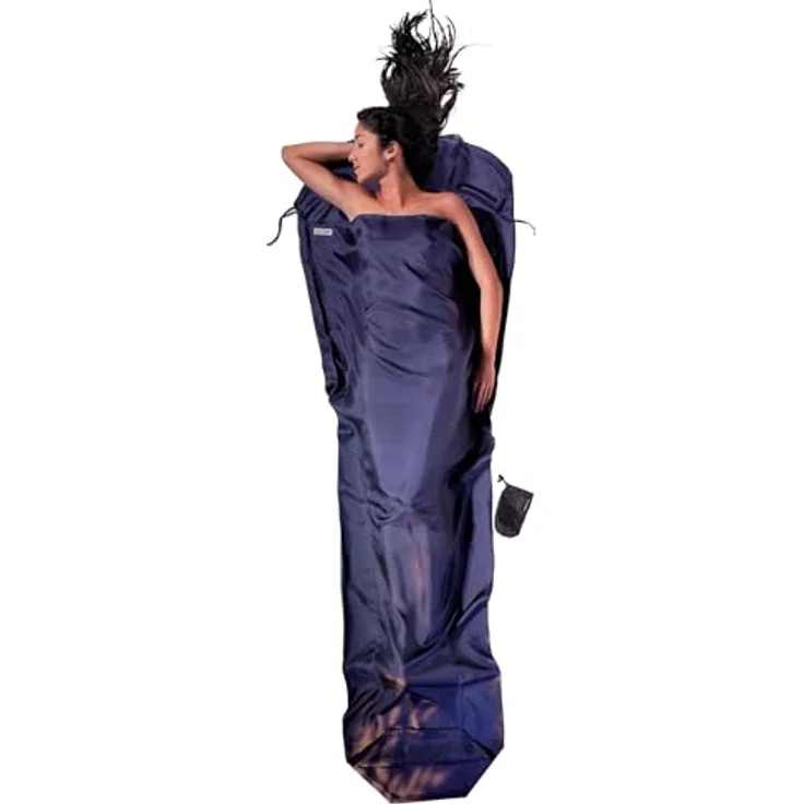 Cocoon MummyLiner Schlafsack, 241 cm, leichter Innenschlafsack aus Ripstop-Seide zur Wärmeerhöhung und Schmutzschutz – Bild 1