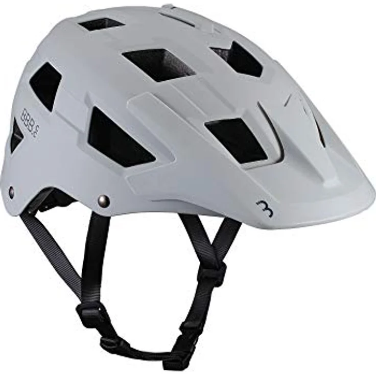 BBB Nanga, Velohelm für Mountainbikes, (58 - 61 cm) mit 15 Luftschlitzen und großem Visier, schwarz – Bild 1