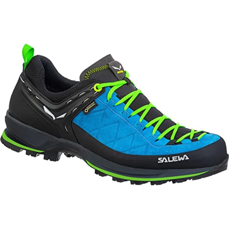Salewa Trekkingschuh, Herren Wanderschuh mit Vibram® Sohle und GORE-TEX® Schutz, grün – Bild 3