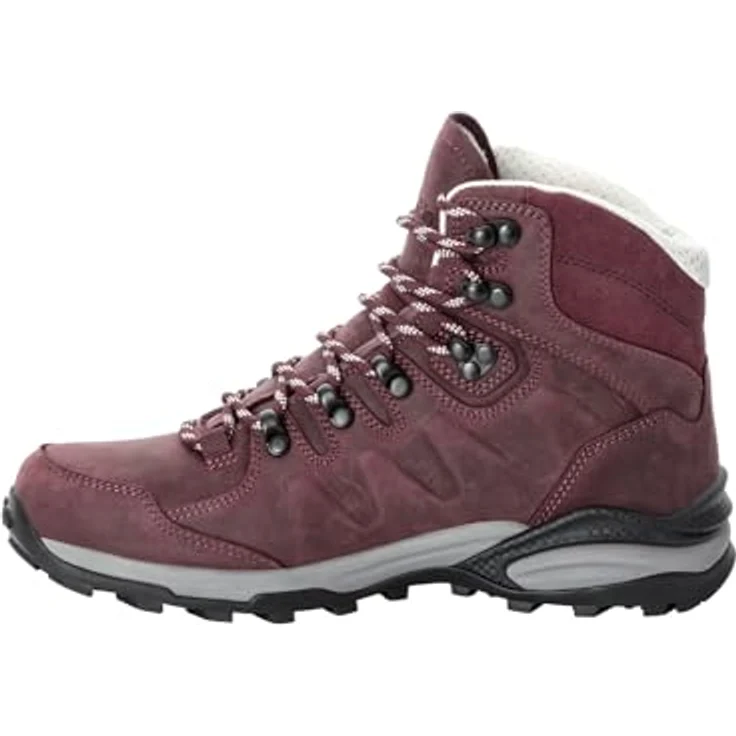 Jack Wolfskin REFUGIO PRIME TEXAPORE MID W, Damen Trekkingschuh aus geöltem Nubukleder, wasserdicht und atmungsaktiv – Bild 4