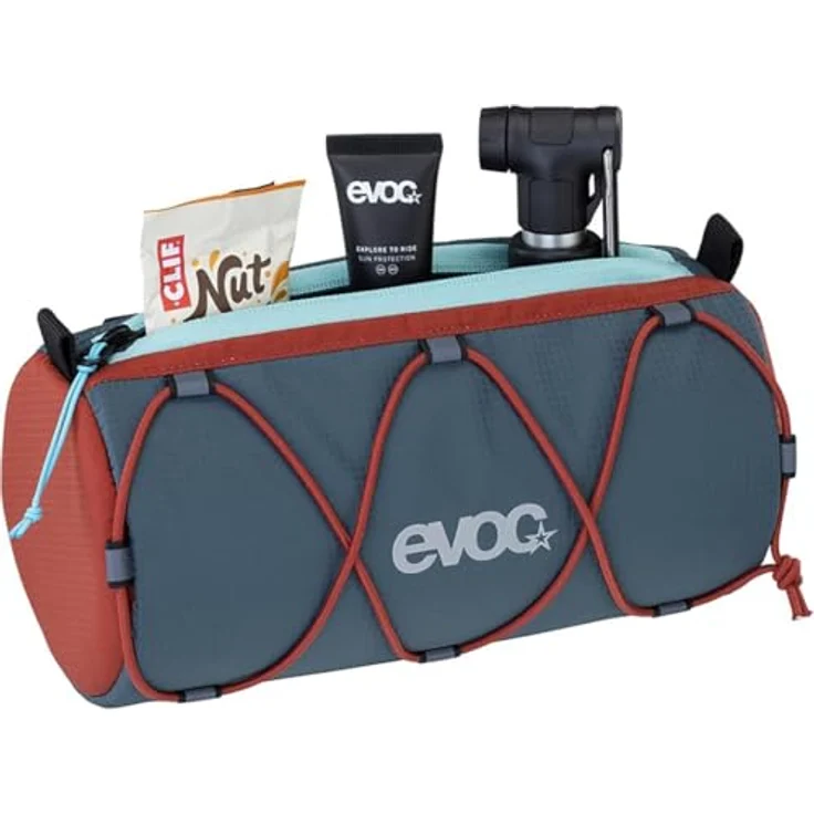 Evoc Handlebar Roll, Lenkertasche (1.50 l) für Kinderfahrräder, leicht, mit reflektierenden Details und elastischen Sicherungsriemen – Bild 2