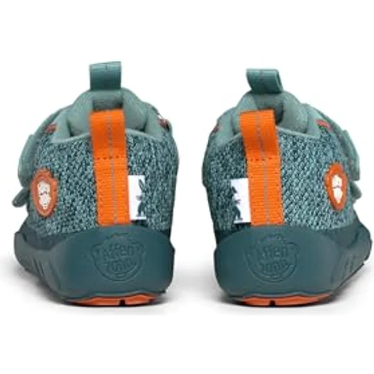 Affenzahn Kid's Knit Happy, Unisex Wanderschuhe, wasserdicht mit Klettverschluss, Blau – Bild 3