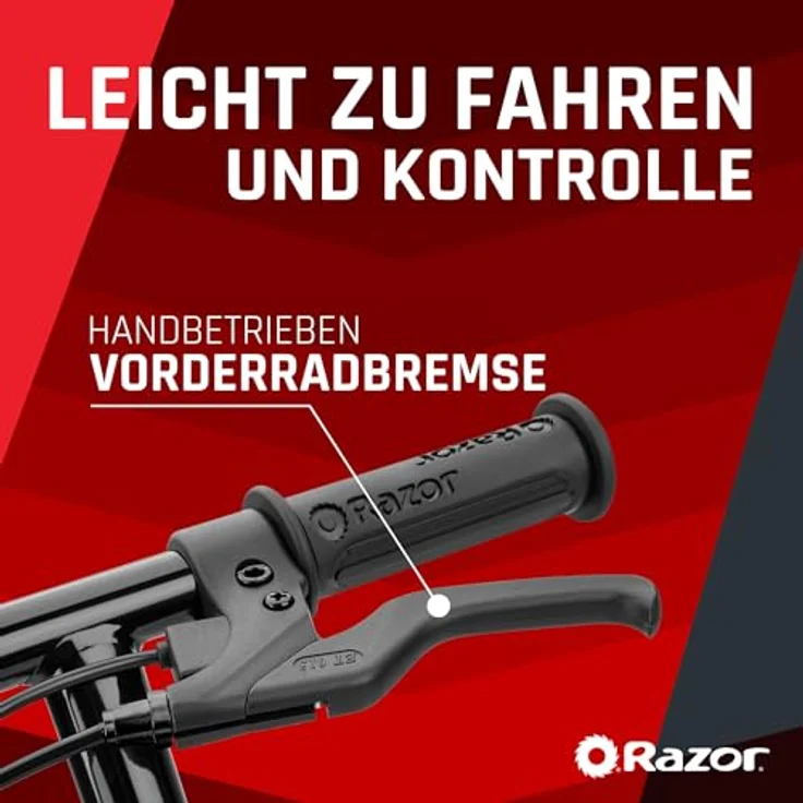 Razor Power Core E90 Kinder E-Scooter, ohne Straßenzulassung, Schwarz, 16 km/h – Bild 5