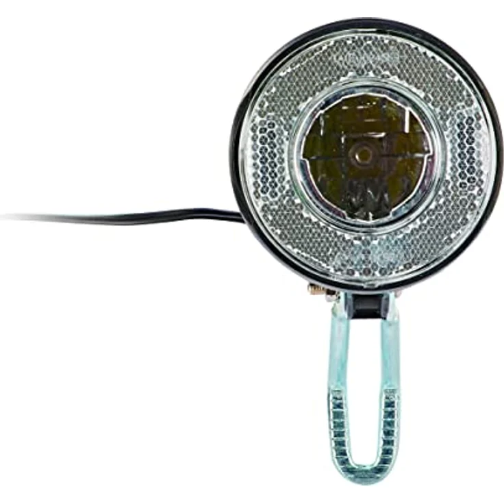 Prophete Fahrradbeleuchtung, LED-Frontlicht 1W-LED 15 Lux, schwarz – Bild 1