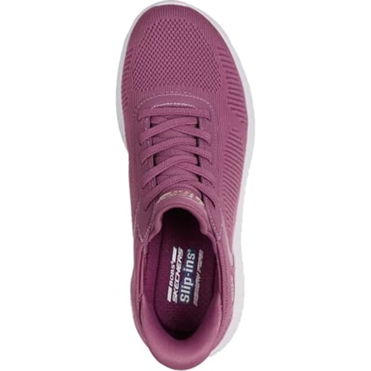 Skechers Slip-Ins: Bobs Squad Chao 117497 DKRS, Laufschuhe mit Memory Foam® und Heel Pillow®, Dunkelgrau – Bild 3