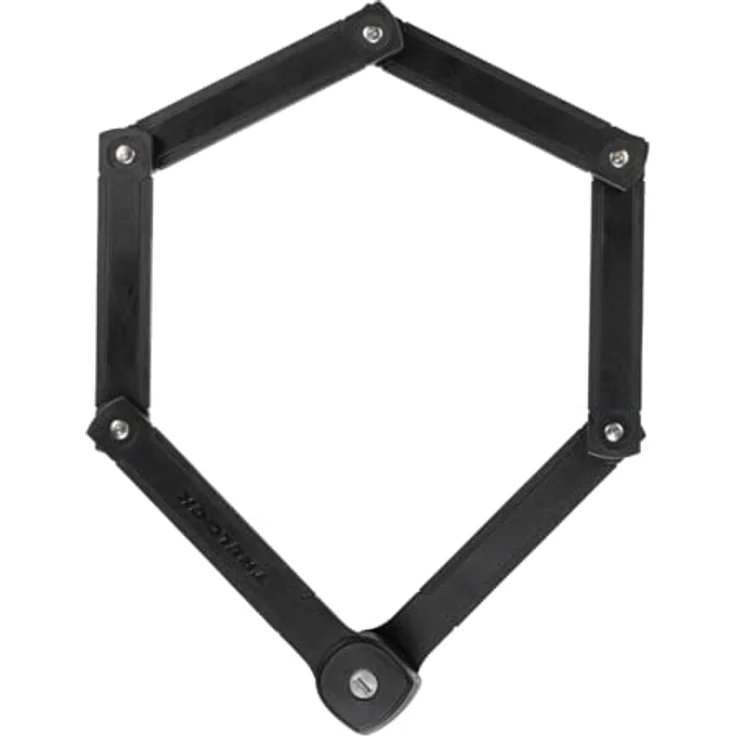 Trelock FS 380/85 Trigo X-Press, faltbares Veloschloss aus gehärtetem Stahl, 85 cm, schwarz – Bild 6