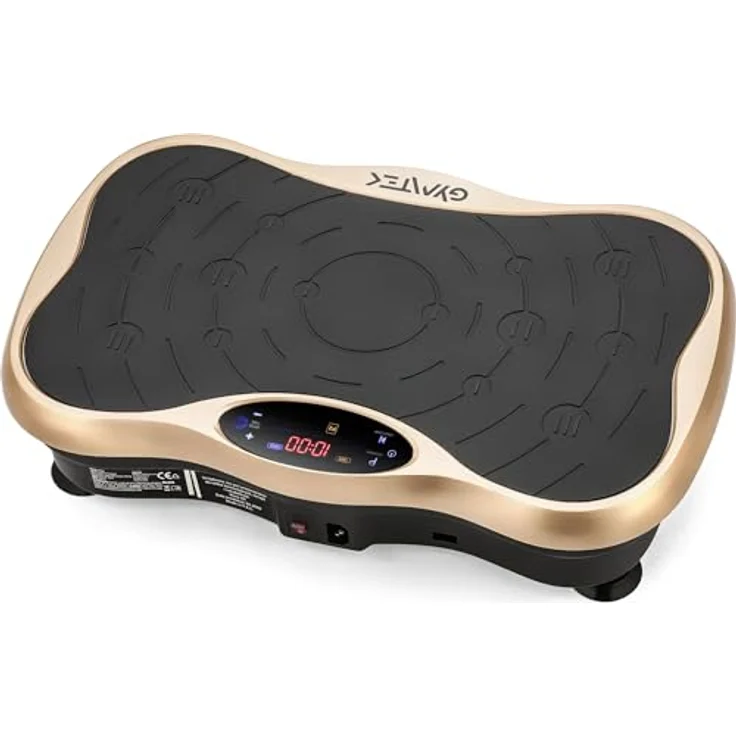 Gymtek Vibrationsplatte - Rüttelplatte Sport für Zuhause, Durchblutungs-Stimulator Beine, Ideal für Gewichtsabnahme und Muskelaufbau, Fussmassagegerät - Gymtek – Bild 3