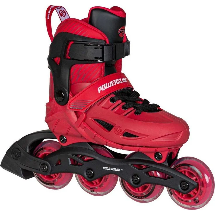 Powerslide Phuzion Universe 4W, größenverstellbare Inline-Skates für Kinder, Rot EU 29-32