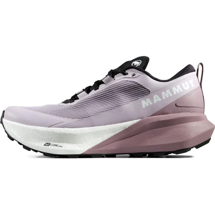 Mammut Aenergy Trail Endurance Ultra Low Women, Laufschuhe mit Flextron® PRO-Antriebsplatte, alpine calamint-white, Größe 8.5 UK / 42 2/3