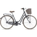 MAXIM Style Carry Wave Damenrad Citybike Tiefeinstieg soul grey 53, mit Shimano Nexus Nabenschaltung und LED-Nostalgiescheinwerfer