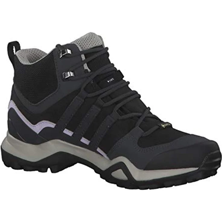 adidas Terrex Swift R2 Mid GTX, Damen Wanderschuhe, schwarz, wasserfest mit stabilisierender Laufsohle – Bild 9