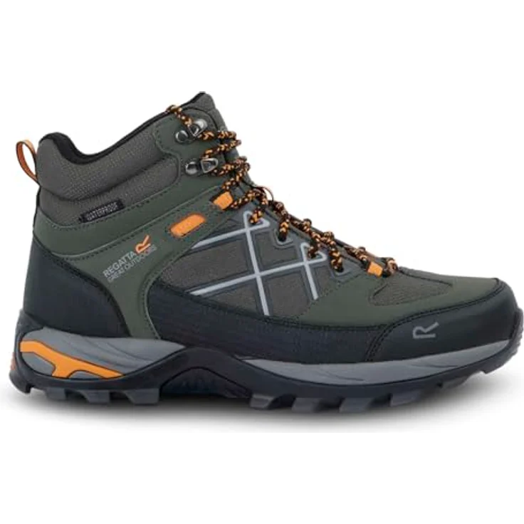 Regatta Samaris III, Freizeitschuhe mit ISOTEX-Membran, oliv/orange – Bild 3