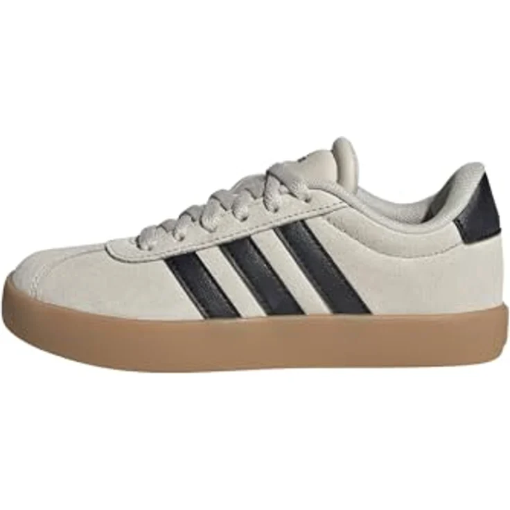 Adidas Damen Turnschuhe KI6493, ganzjährig tragbar, Obermaterial aus Wildleder, Creme, Braun, Schwarz – Bild 1