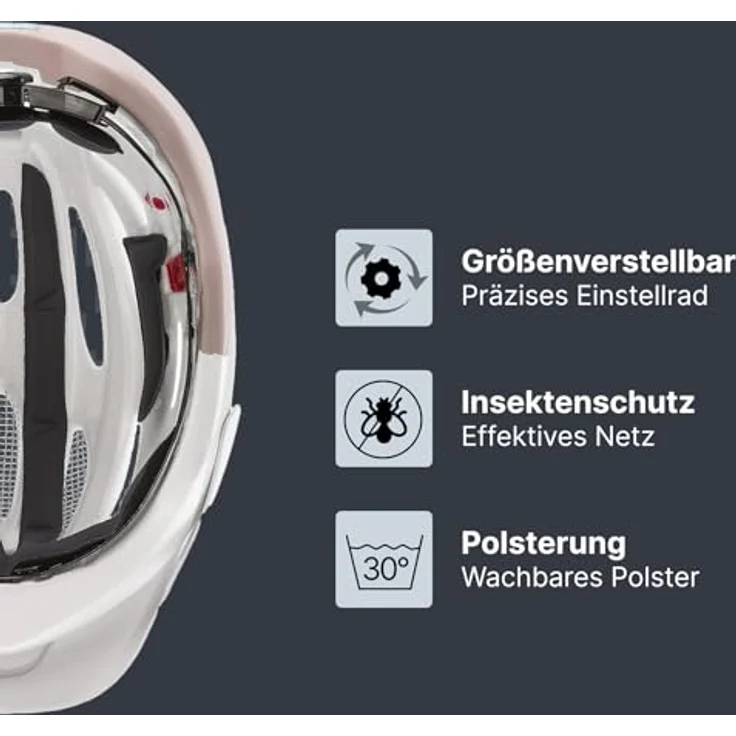 Uvex Sports Velohelm true cc, 52-56 cm, leichter Double Inmould Helm mit 18 Ventilationsöffnungen und individuellem Anpassungssystem – Bild 3