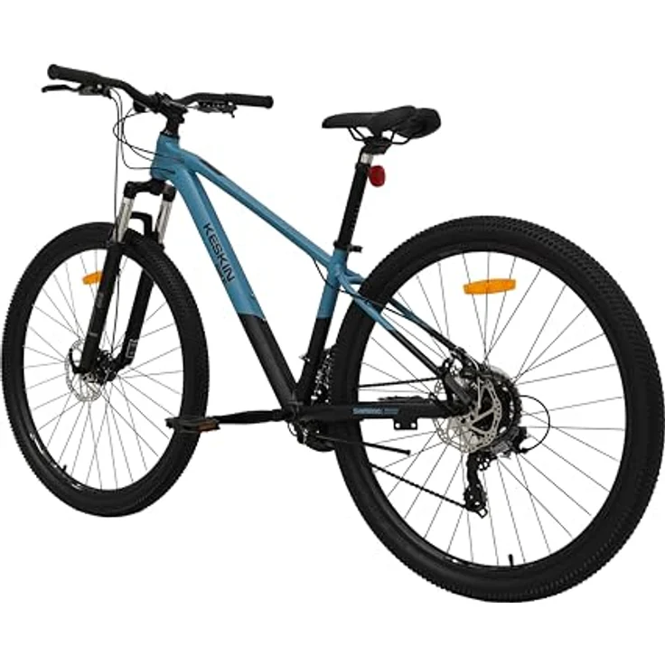 Keskin Bikes HT MTB1, 29" Hardtail-Mountainbike mit Aluminiumrahmen, SM21-Speed, mechanischen Scheibenbremsen, Blau Schwarz – Bild 3