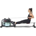 CARE FITNESS Wasser Rudergerät für Zuhause Skipper SP - Mit Wasser Widerstand - LCD-Display mit 6 Funktionen - Klappbarer Waterrower - Ergonomisches, Klappbares Sportgerät - Preisvergleich