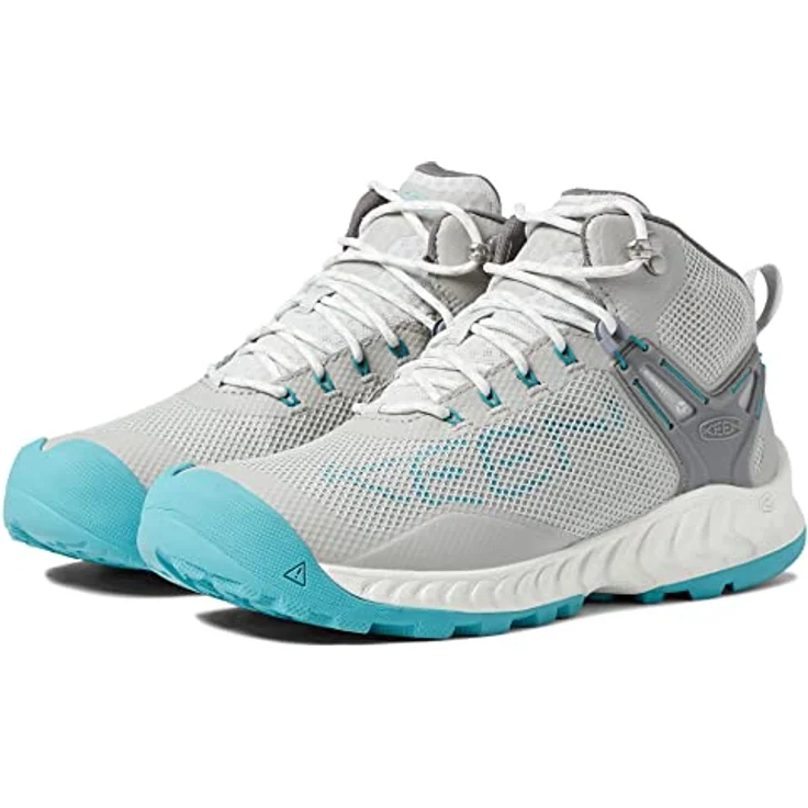 KEEN Nxis Evo Mid MP, wasserdichte Wanderschuhe mit atmungsaktiver Keen.Dry-Technologie, grau – Bild 2