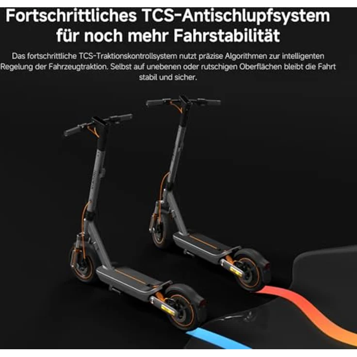 XIAOMI Electric Scooter 6 Max E-Scooter, 12 Zoll Tubeless, 70 km Reichweite, 1100W, Doppelscheibenbremse, TFT-Display, Grau – Bild 20