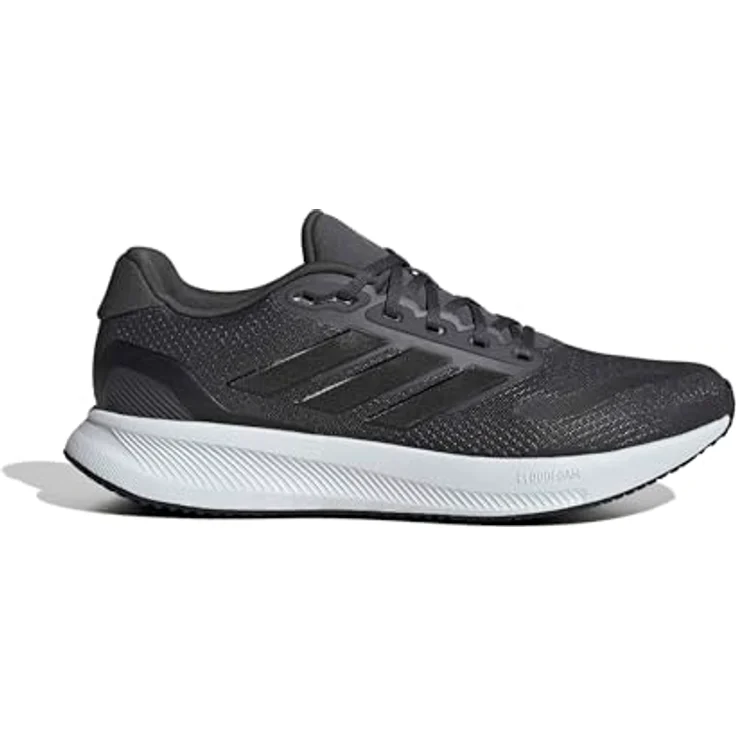 Adidas Runfalcon 5, Laufschuhe in Grau, Größe 46 2/3, atmungsaktives Obermaterial, leichte EVA-Zwischensohle, robuste Gummiaussensohle, reflektierende Details – Bild 4