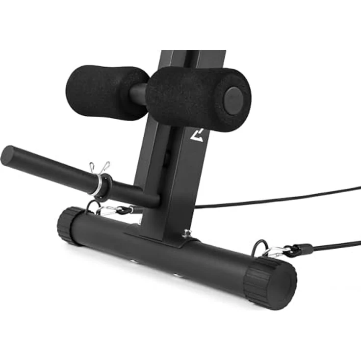 Zipro Hantelbank Volume, Fitnessbank mit 6-Fach verstellbare Rückenlehne und 2-Fach verstellbaren Curlpult, Fitnessgeräte für Zuhause inkl. 2 Seilen, Multifunktion Sit up bank, 230kg - Preisvergleich – Bild 4