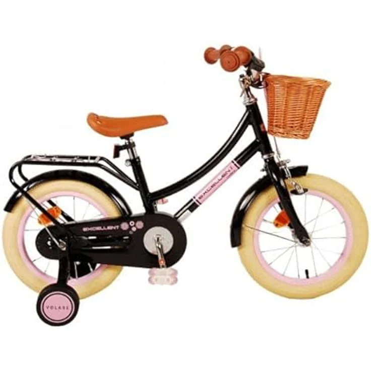 Volare Children's Bicycle 14 Excellent Black (21146) - Cityrad – Bild 1