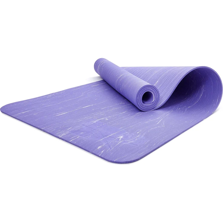 Reebok Yogamatte 5 mm, rutschfeste Textur, leichtes TPE-Material, 176 x 61 cm