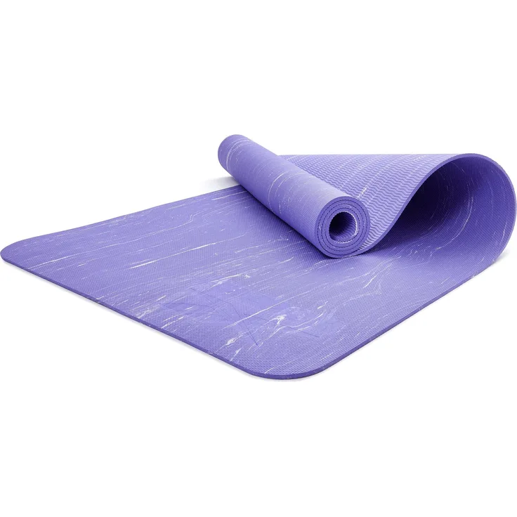 Reebok Yogamatte 5 mm, rutschfeste Textur, leichtes TPE-Material, 176 x 61 cm
