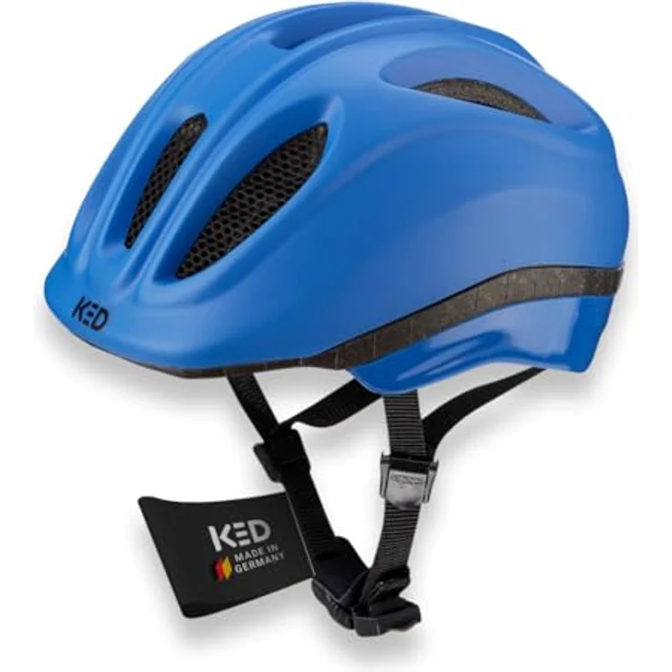 KED Kids Youth Meggy III Trend Fahrradhelm, Galaxy Blue, XS (44-49cm) - Made in Germany, MAX Shell-Technologie, verstellbares System für hohen Tragekomfort – Bild 2