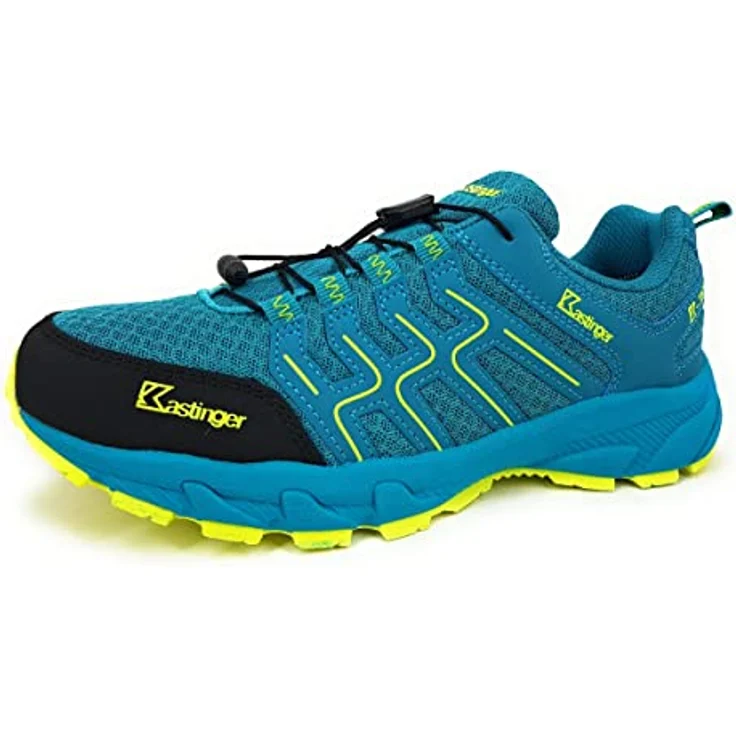 Kastinger Farrer II Wanderschuh, robuster Damen Trailrunner, wasserdicht, blau/schwarz – Bild 1