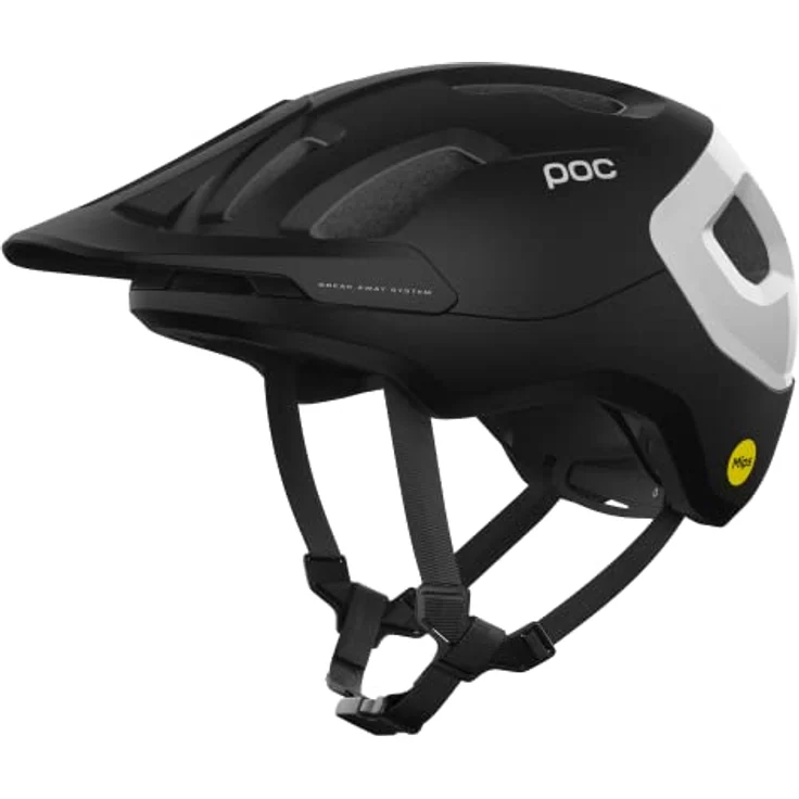 POC Axion Race MIPS - Uranium Black Matt/Hydrogen White 48 - 52 cm – Bild 2