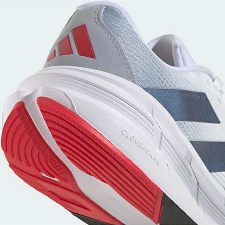 adidas Laufschuhe JQ5081 für Herren, atmungsaktiv, neutral, Cloud White/Core Black/Pure Ruby – Bild 2