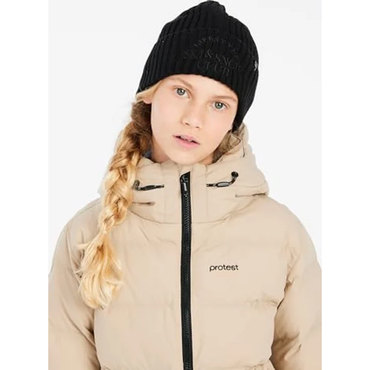 PROTEST PRTELINY JR Snowjacket, umweltfreundlich, PFC-frei, wasserabweisend, Bamboo Beige, Gr. 176 – Bild 2