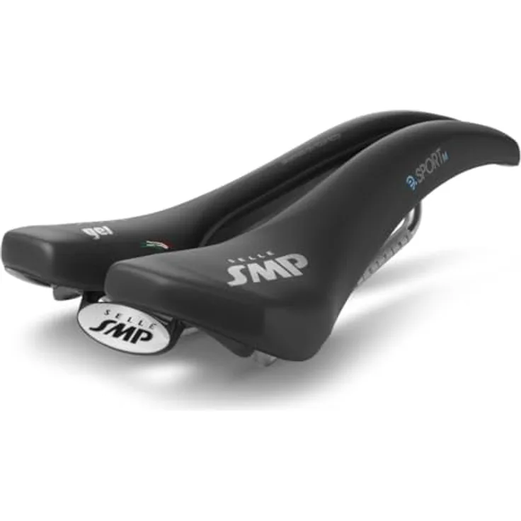 Selle Smp E-Sport, Velosattel für E-Bikes, ergonomisches Design, starke Polsterung, geeignet für MTB, Rennrad und Gravel