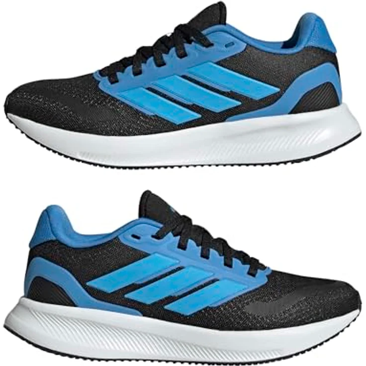 Adidas Runfalcon 5 J, Kinder Laufschuhe aus Textil und Synthetik mit Cloudfoam-Dämpfung und Gummilaufsohle, Unisex – Bild 9