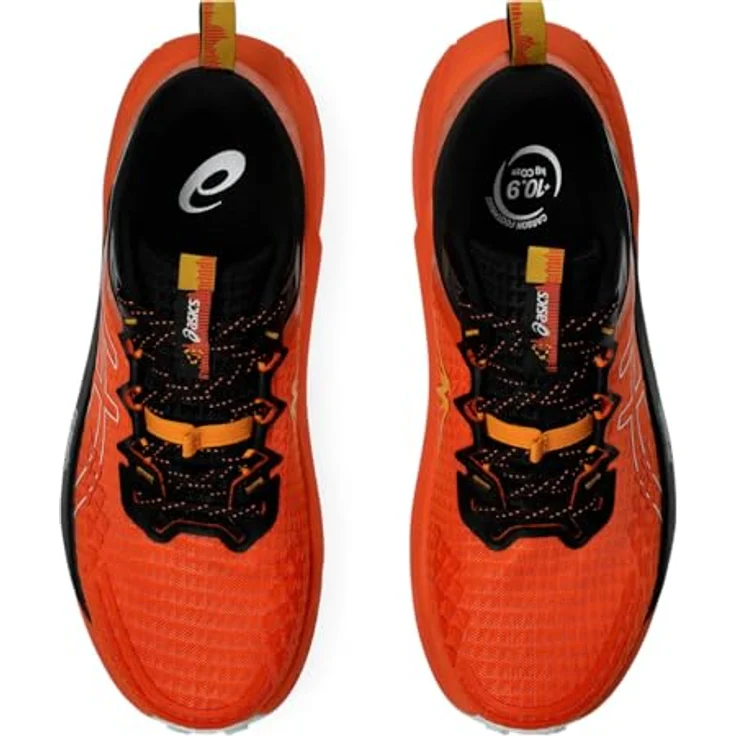 ASICS GEL-Trabuco 13, Trailrunningschuhe mit optimaler Atmungsaktivität, Nova Orange/Pure Aqua, Größe 43.5 – Bild 9