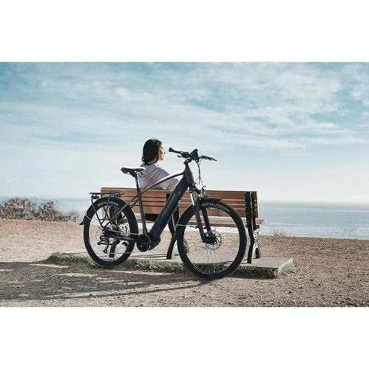 SachsenRAD E-SUV Totem Mythos Trekking E-Bike, 46cm Rahmenhöhe, 80Nm Mittelmotor, 720Wh Akku, 9 Gänge, geeignet für Stadt & Gelände – Bild 2