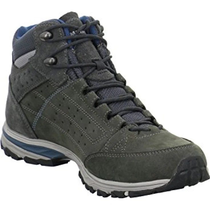 Meindl Herren Wanderschuhe, robuste Outdoorschuhe aus Veloursleder, schwarz, Größe 42 – Bild 5