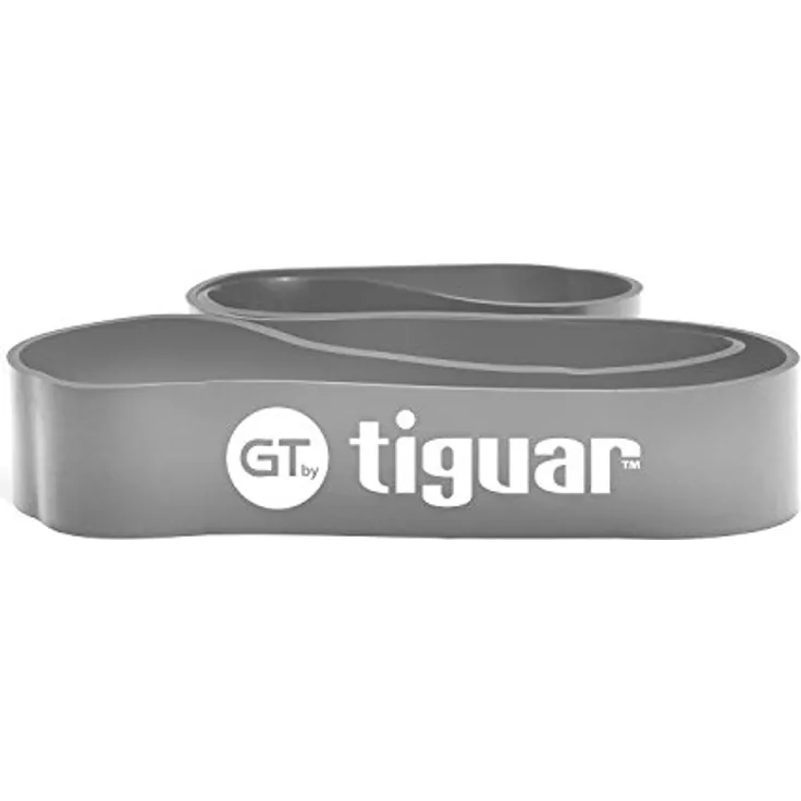 Tiguar Powerband GT, extra stark Grau, Bodyband für Bodyshape Fitness mit 4 Widerstandsleveln