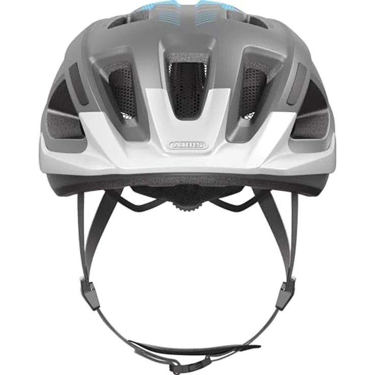ABUS Aduro 3.0 LED, sportiver City-Fahrradhelm mit Rücklicht, Größe S, grau – Bild 3