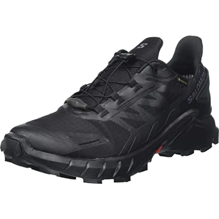 Salomon SUPERCROSS 4 Gore-Tex Herren Outdoorschuhe, wasserdicht und atmungsaktiv, Schwarz, Größe 8 UK – Bild 1