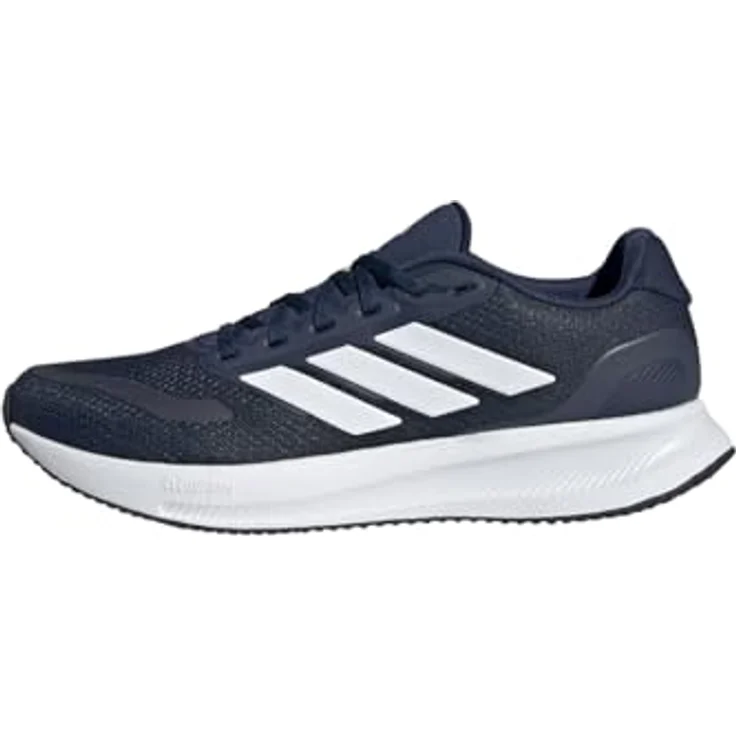 ADIDAS Herren Laufschuh Runfalcon 5, Cloudfoam Dämpfung, atmungsaktives Mesh-Obermaterial, schwarz – Bild 1