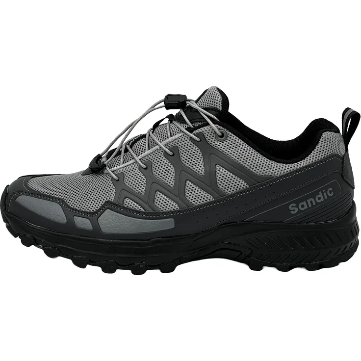 Avior Home Nowaland Wanderschuhe, Bequeme Trail Running Trekkingschuhe, Dunkelgrau/Grau, Größe 38, Atmungsaktiv, Rutschfest